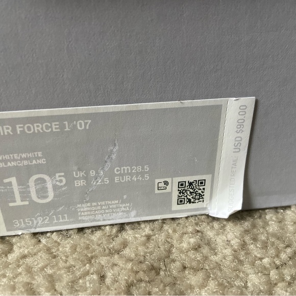 men’s 10.5  nike Air Force’s - Picture 5 of 5